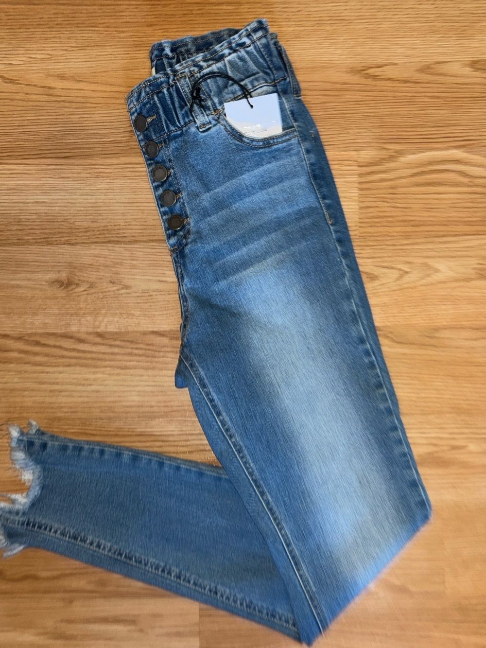 Black Label Light Blue High-Rise Ankle Skinny Jeans